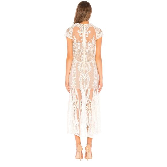 Bronx and Banco Bohemian Summer Dress in White NWT Size M - Picture 3 of 10